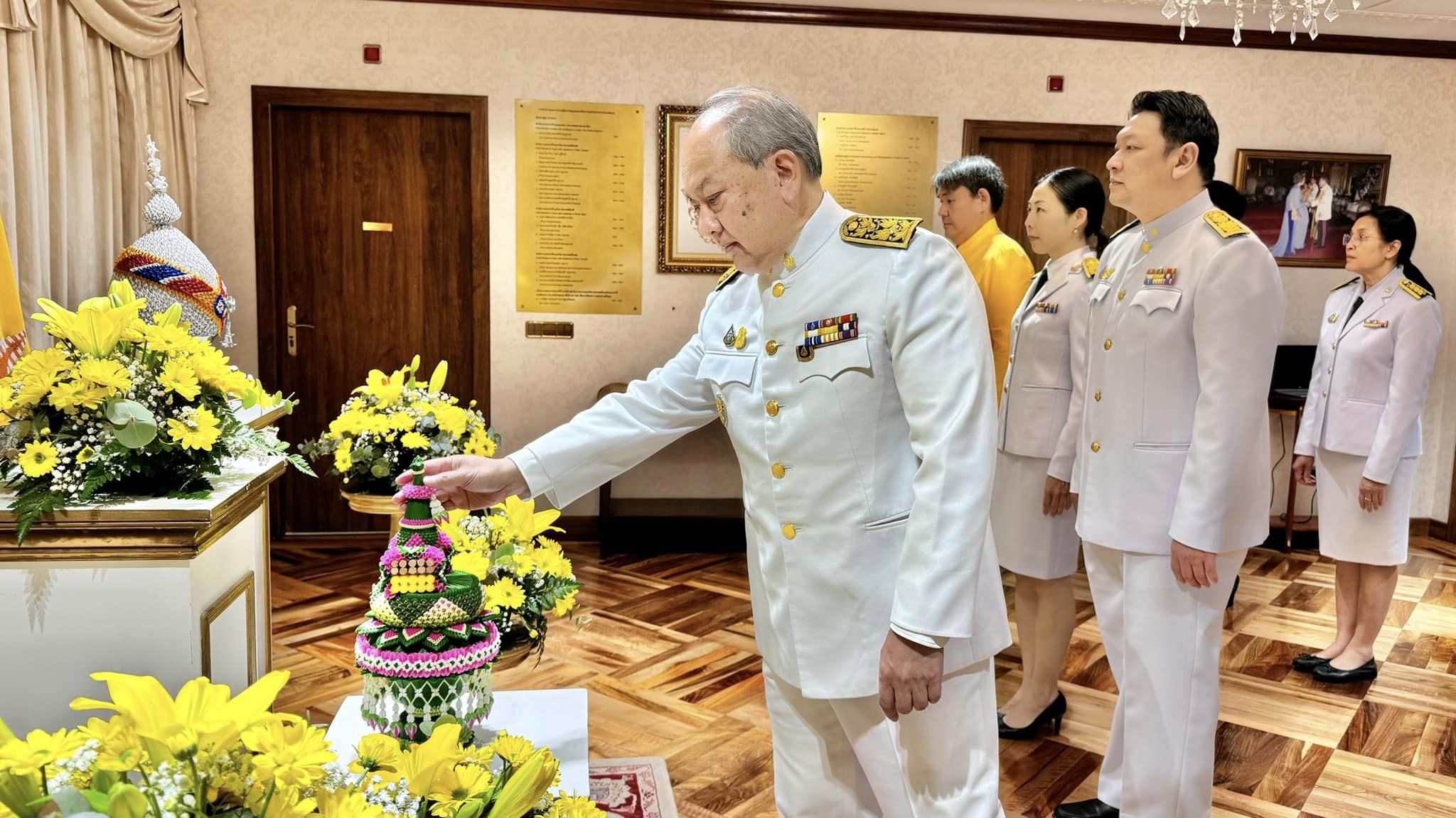 The Royal Thai Embassy In Madrid Held A Ceremony To Offer Well Wishes