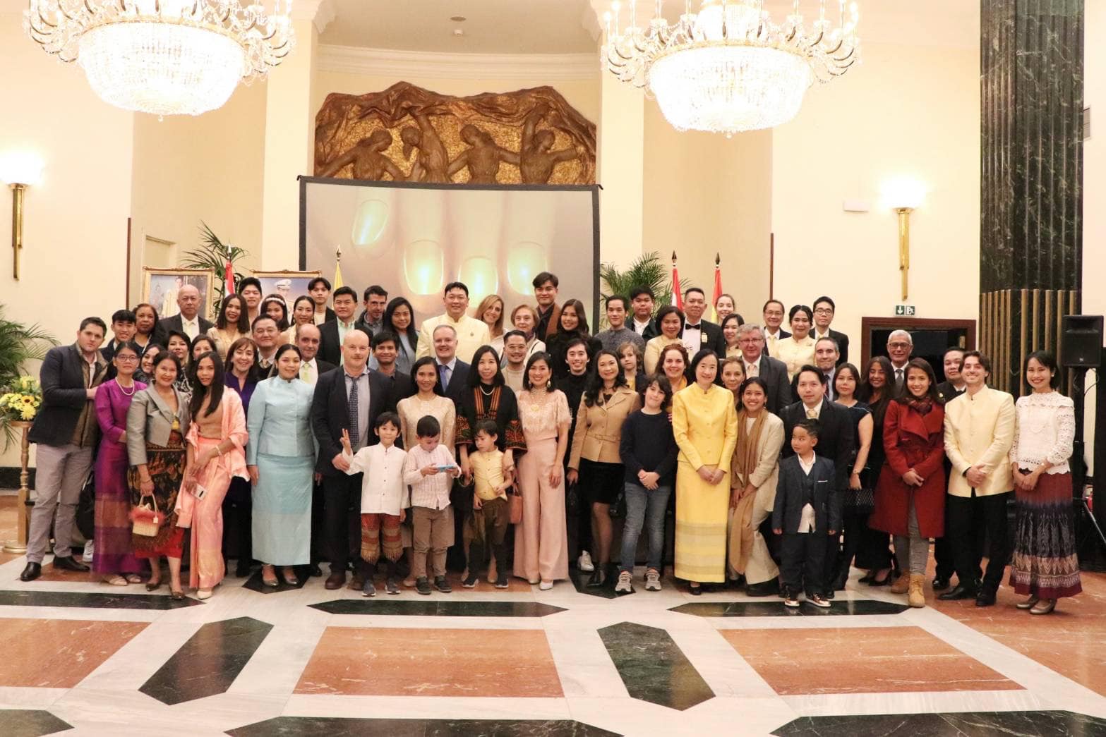 The Royal Thai Embassy In Madrid Held A Reception On The Occasion Of