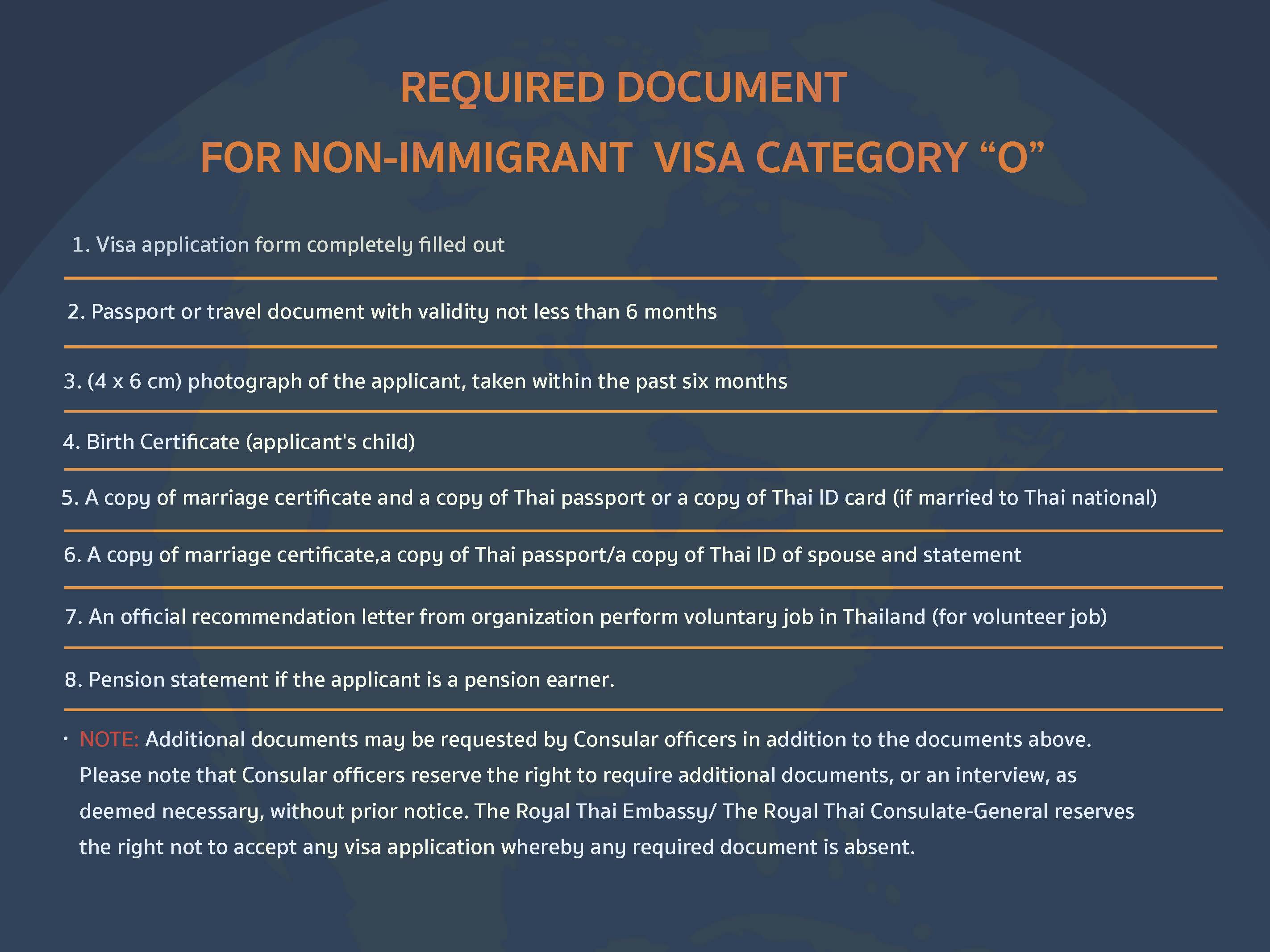 Non Immigrant Visa O