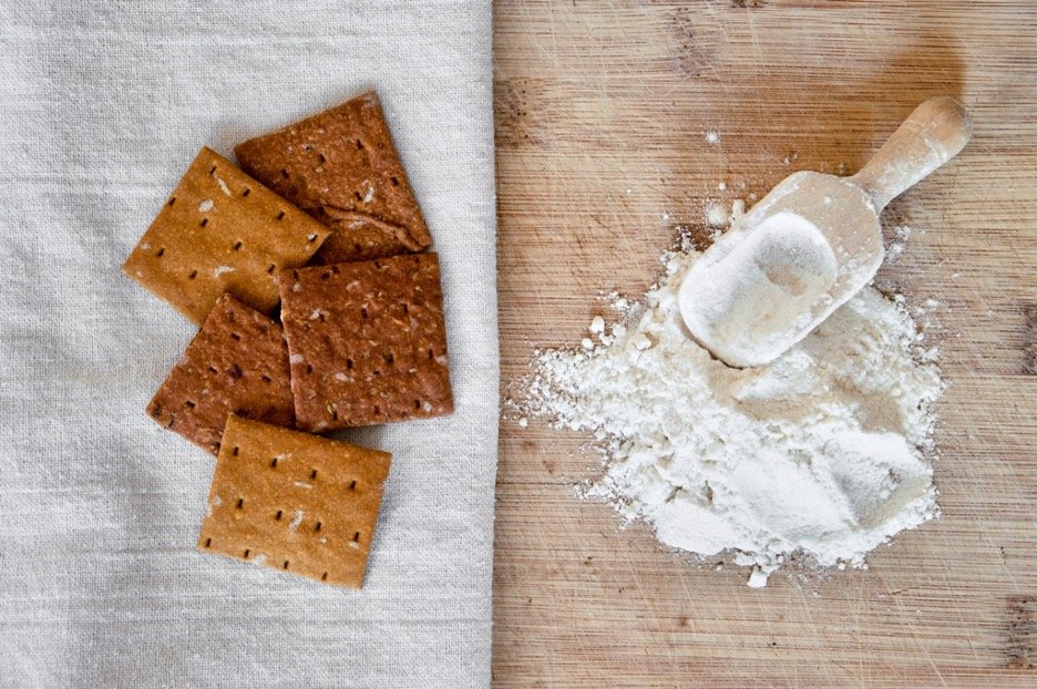 Cricket-crackers-left-and-flour-right