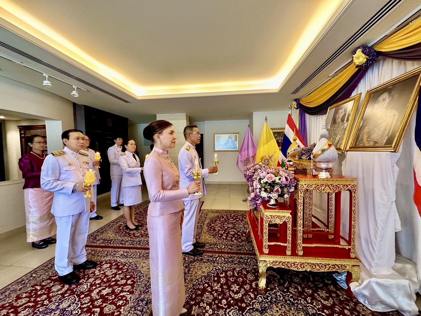 The Royal Thai Embassy in Amman organized a ceremony to celebrate the ...