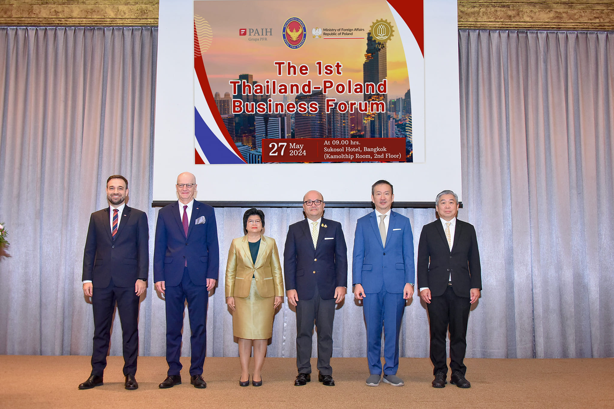 The 1st Thailand Poland Business Forum สถานเอกอัครราชทูต ณ กรุงวอร์ซอ