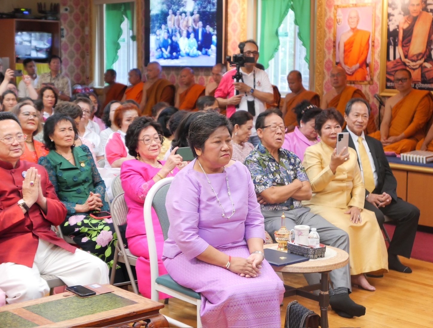 Attending The 30th Anniversary Celebration Of Wat Buddha Thai the-royal-thai-embassy-organized-a-reception-in-honor-of-the-2022
