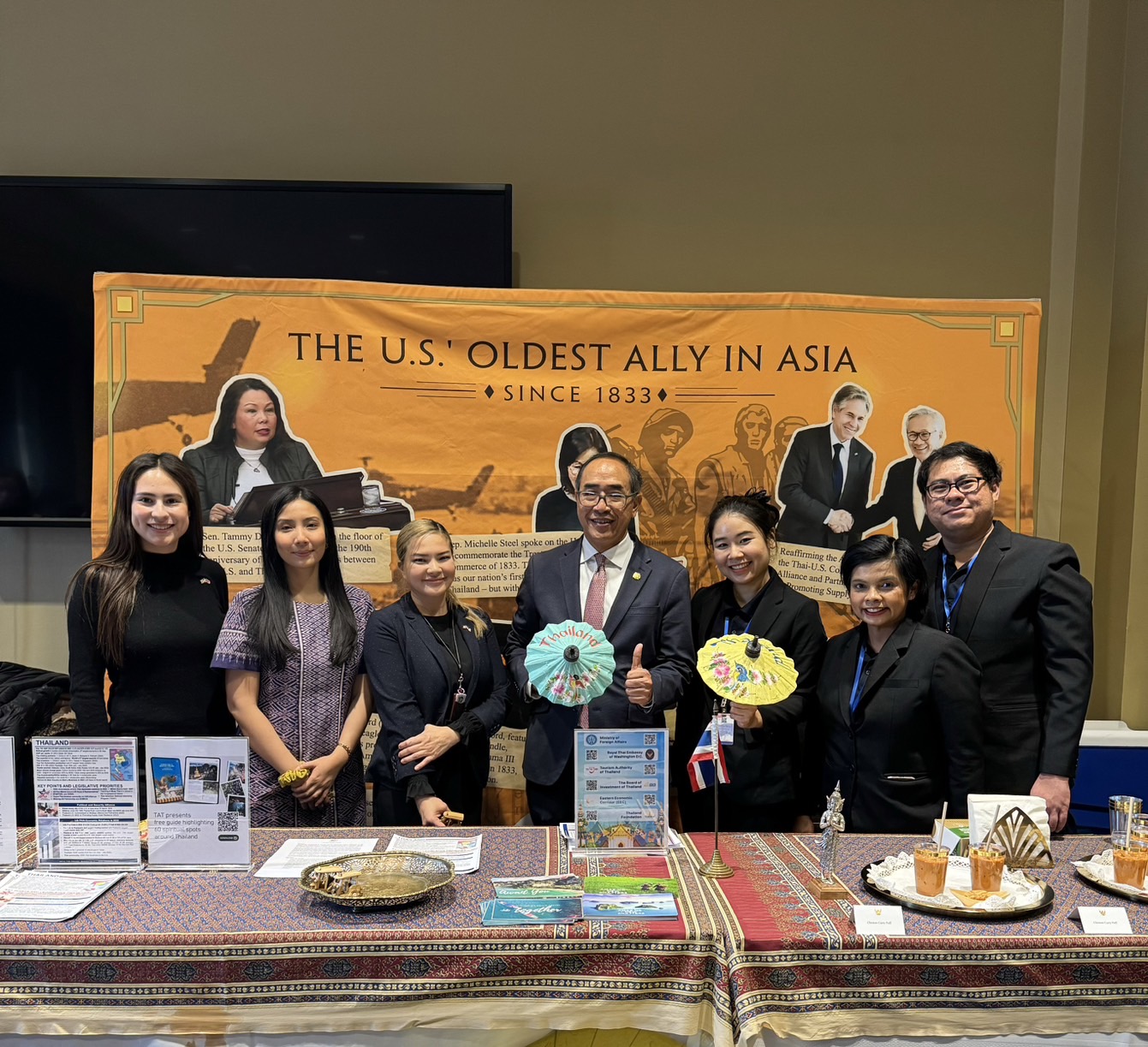 Royal Thai Embassy participates in the Embassy Day on the Hill event