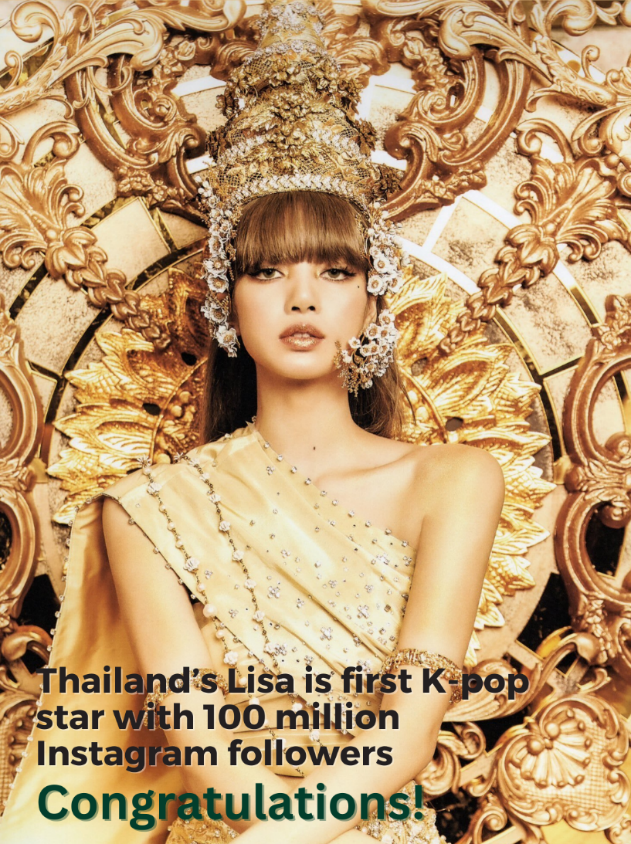 K-pop star Lisa of Blackpink named global ambassador for fashion