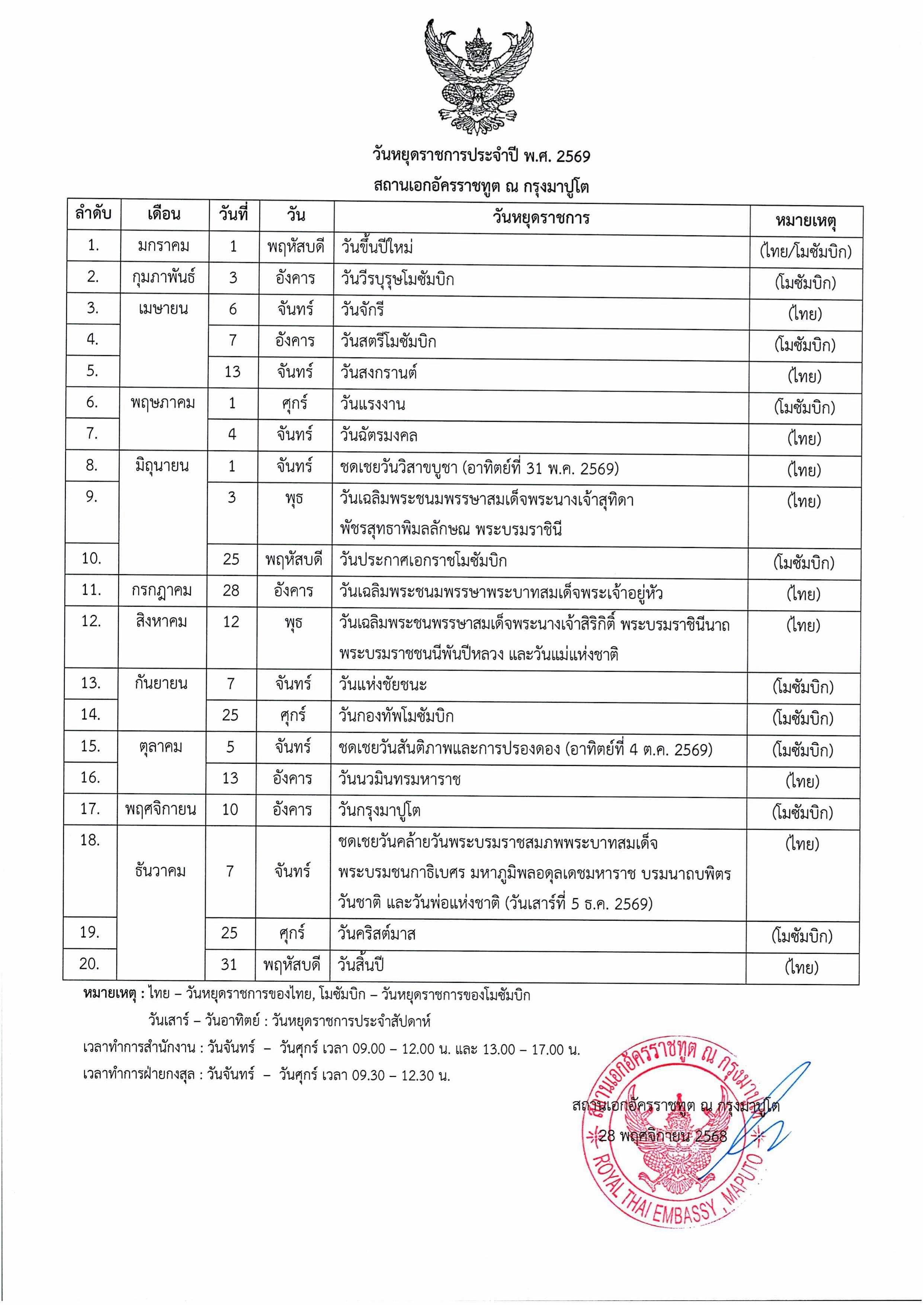 วันหยุดราชการ_สอท._ณ_กรุงมาปูโต_2569_(ไทย)