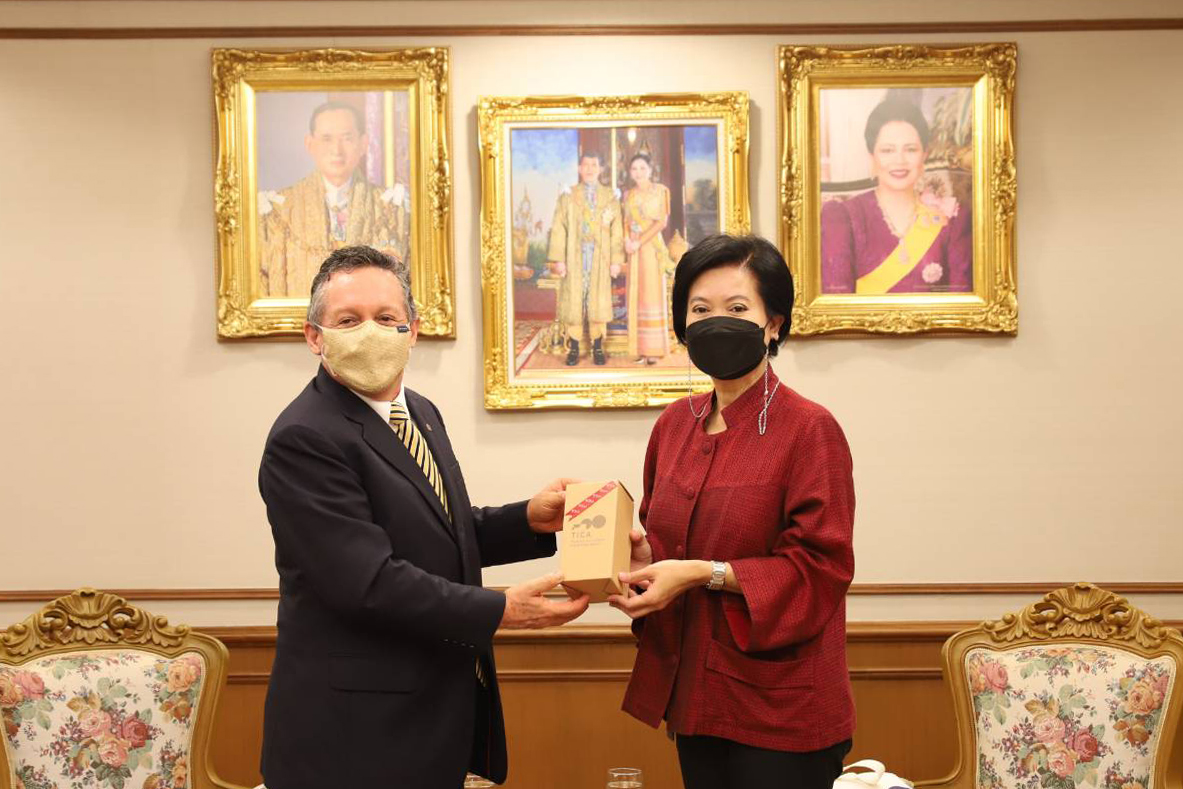 Director-General of Thailand International Cooperation Agency, received ...