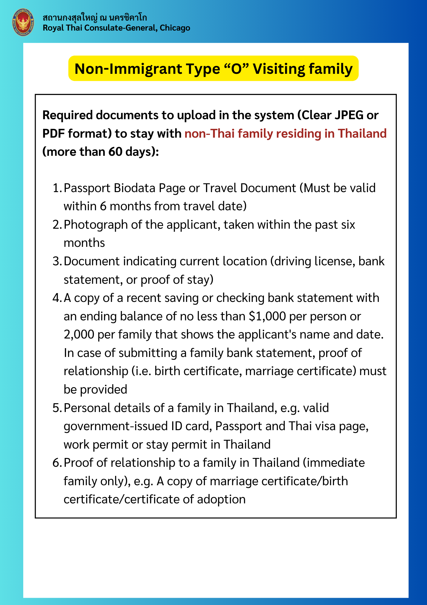 “O”_Visiting_family_Thai_family_residing