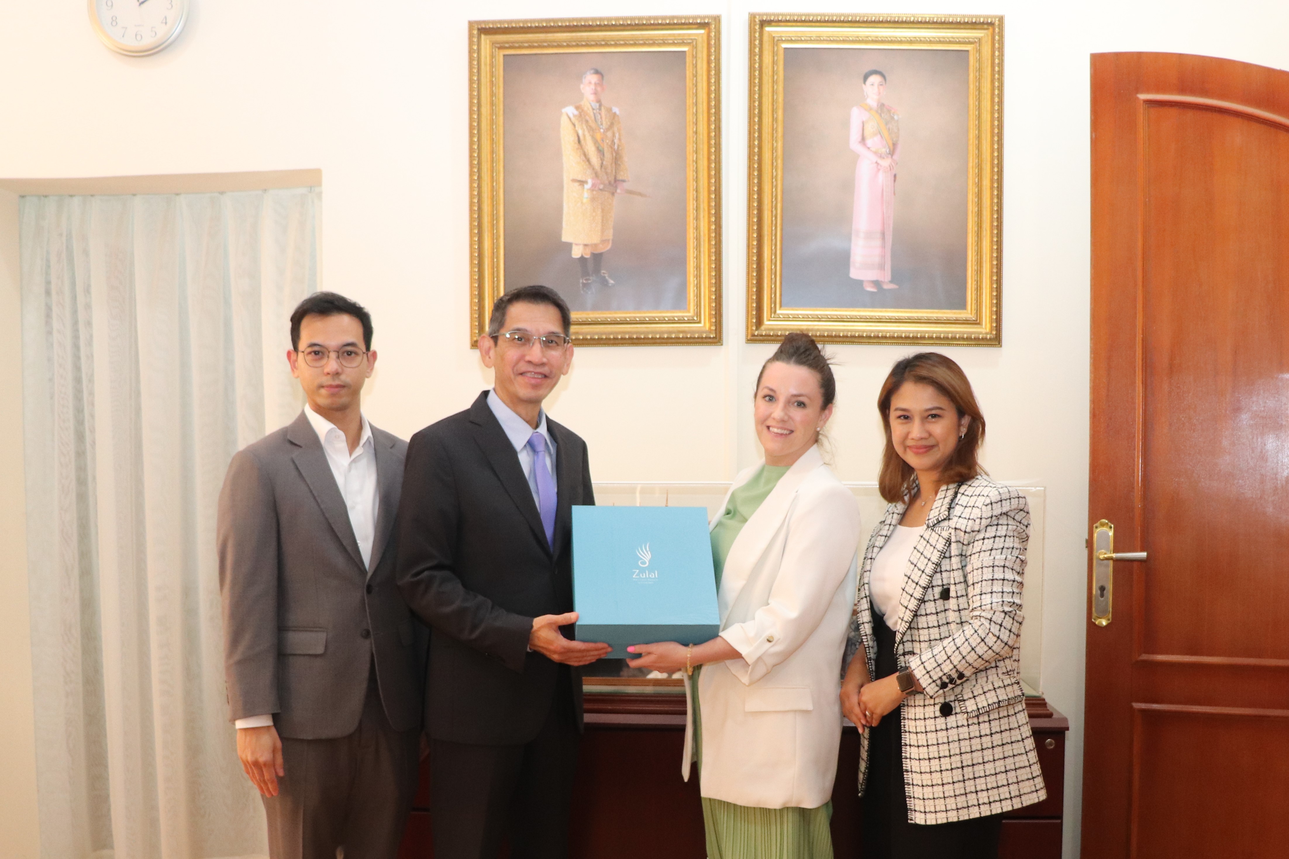 Executives from Zulal Wellness Resort by Chiva-Som paid a courtesy call