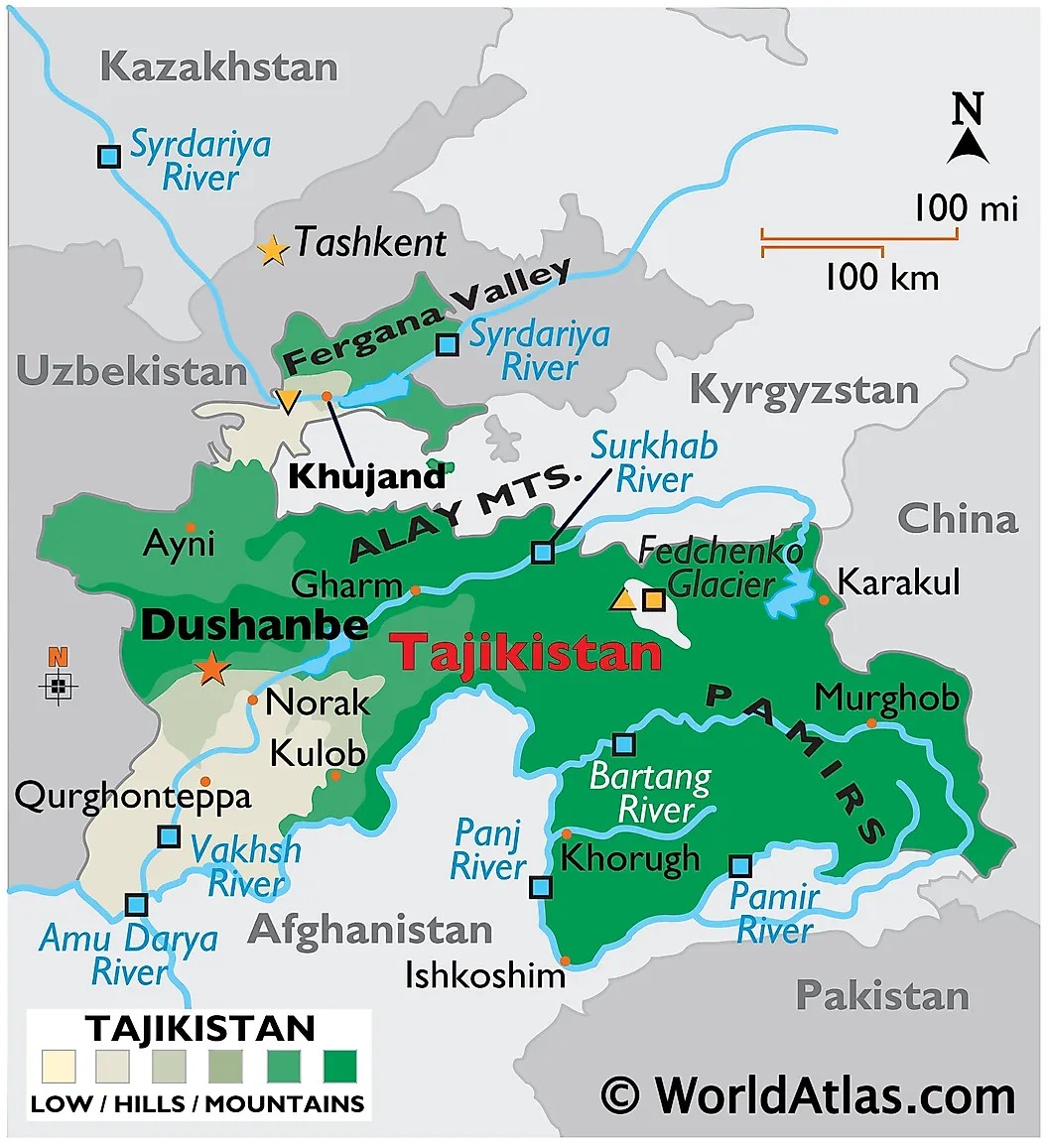 Map_Tajikistan