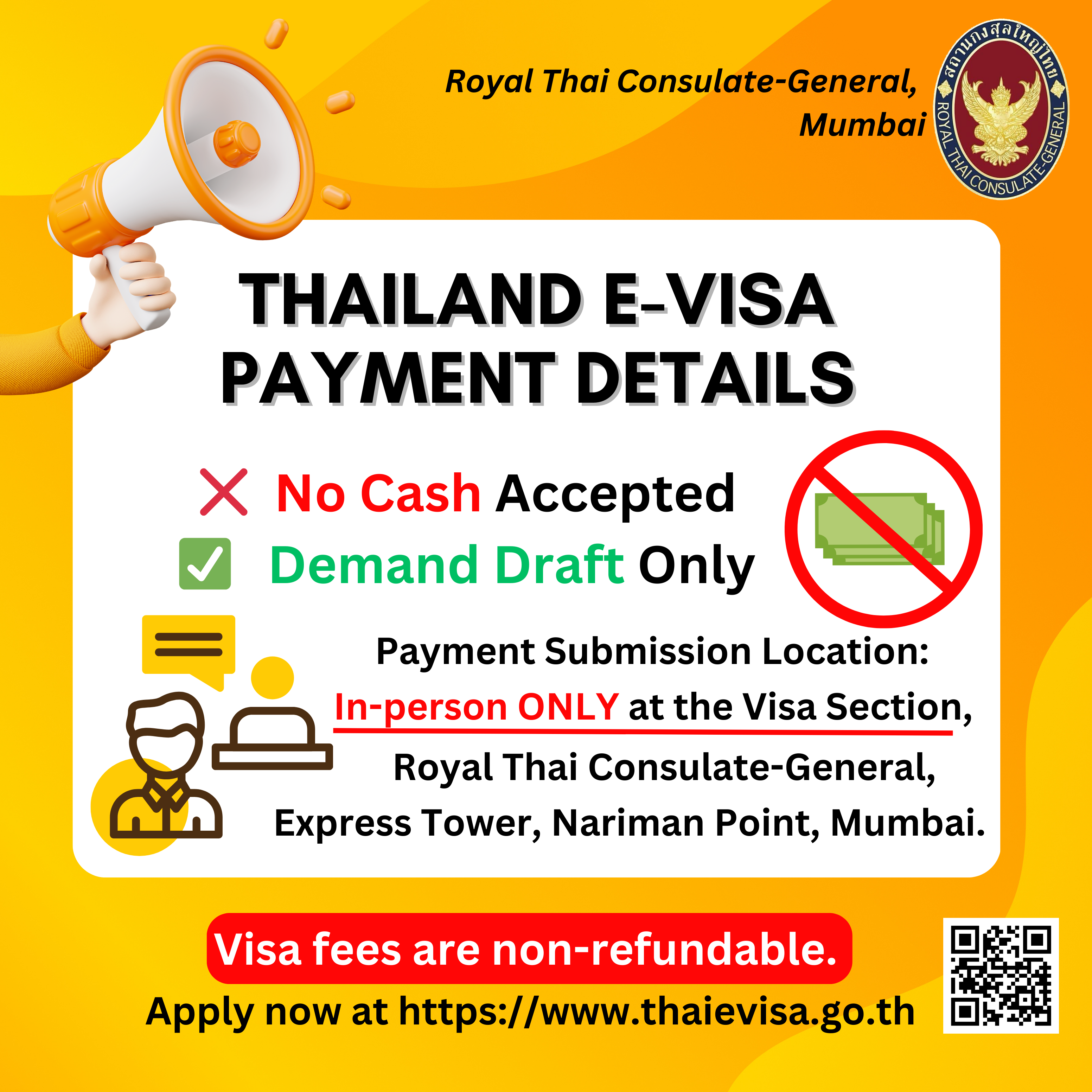 Go_to_www.thaievisa.go.th_Complete_application_form_Select_Royal_Thai_Consulate-General__Mumbai_Choose_Offline_Payment_