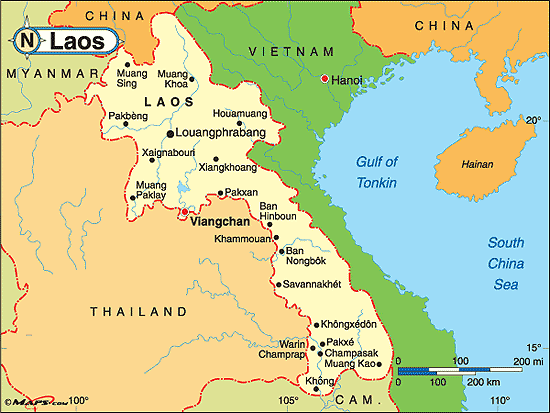 สาธารณรัฐประชาธิปไตยประชาชนลาว (Laos) - กรมอาเซียน กระทรวงการต่างประเทศ