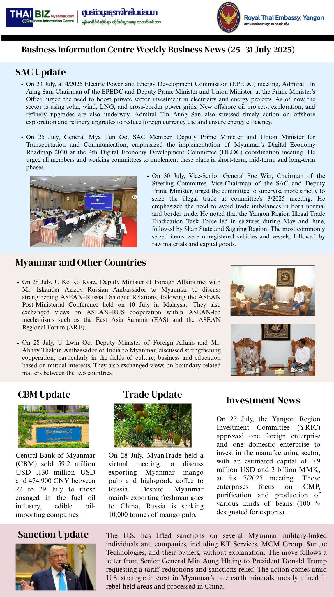 BIC_Weekly_Telex_25-31_July_2025