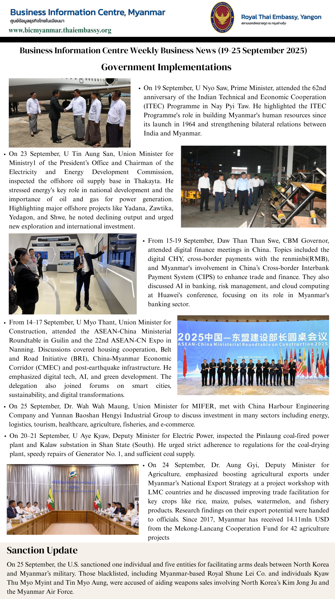 BIC_Weekly_Telex_19-25_Sep_2025