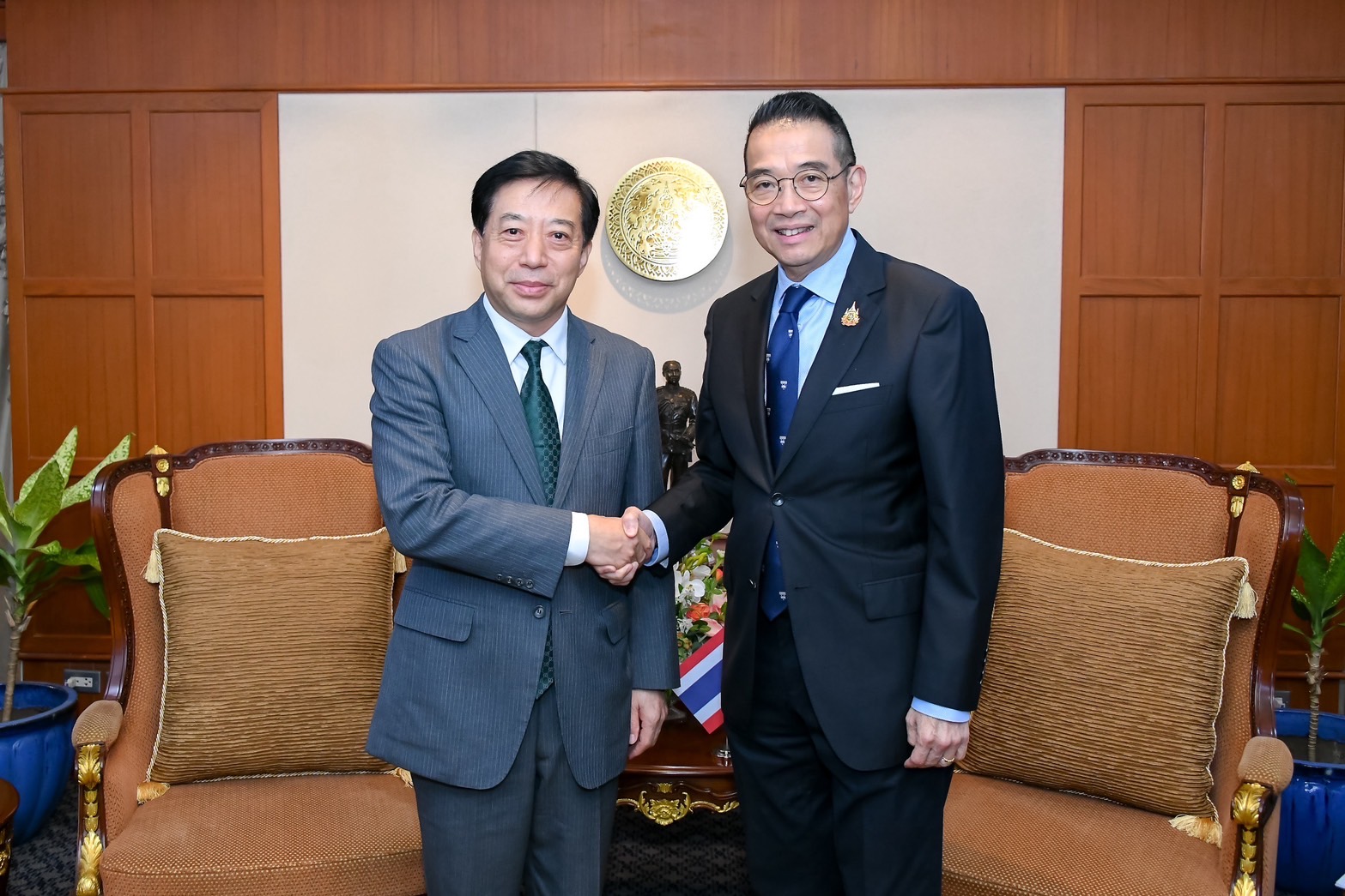 Minister of Foreign Affairs receives farewell call by Ambassador of the ...
