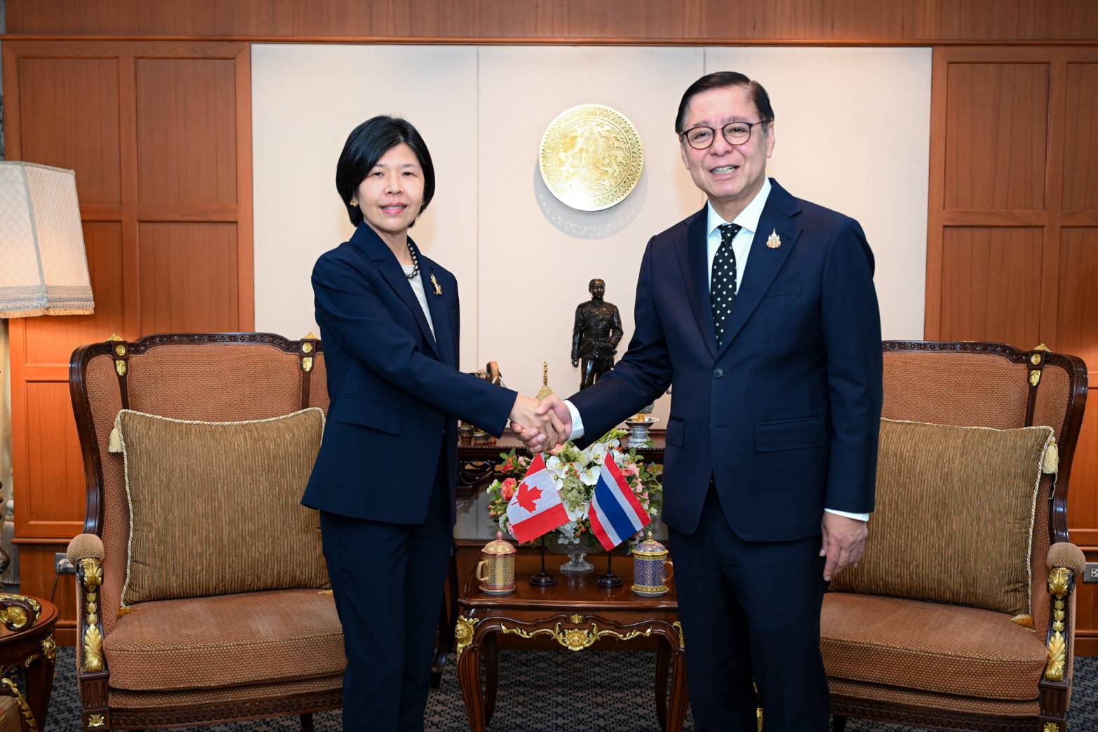 Deputy PM Praises Canadian Ambassador’s Tenure; Thailand Reaffirms Investment Interest