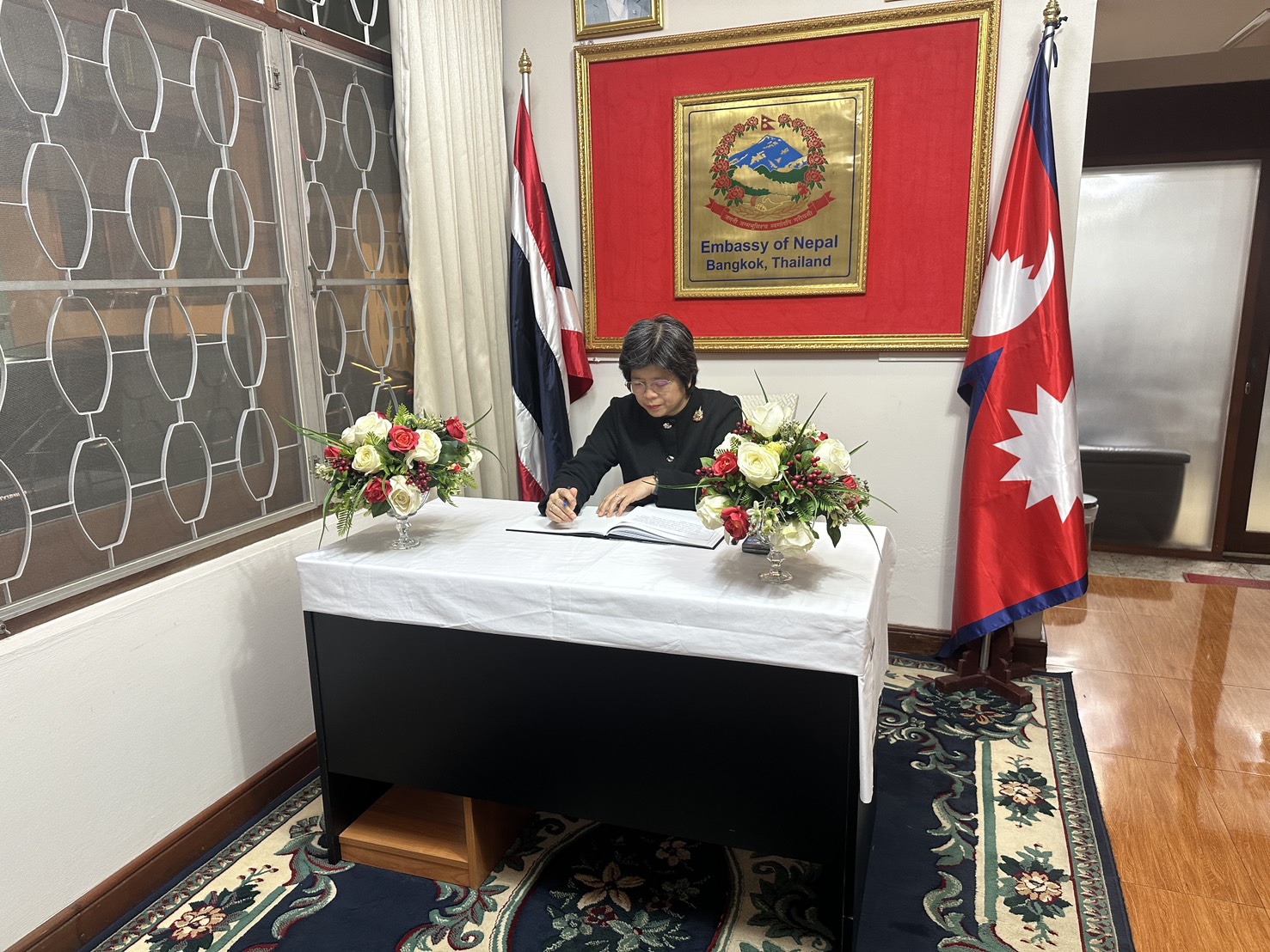 Thai Official Condolences Nepal Floods