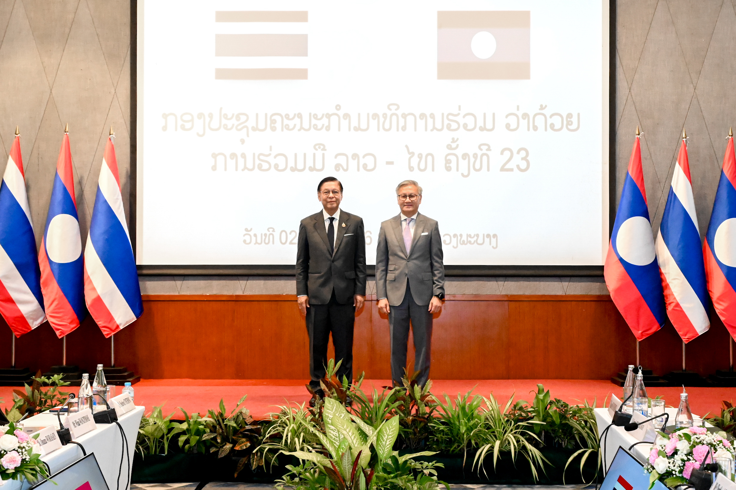 Thailand’s Phuangketkeow Visits Laos to Boost Bilateral Cooperation