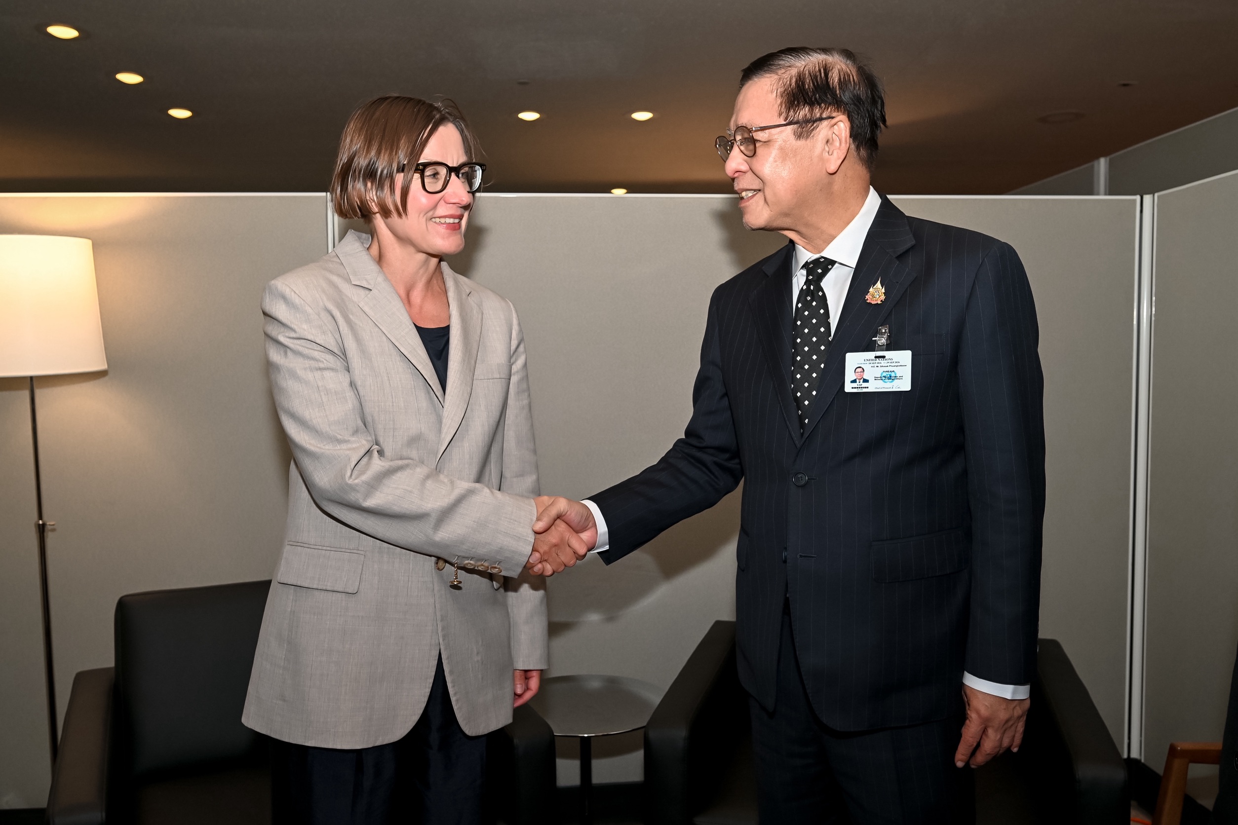 Deputy Prime Minister Meets ICRC President on Myanmar Humanitarian Situation