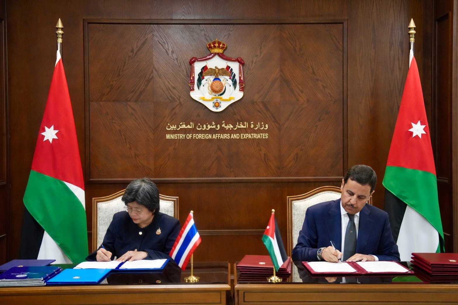 Thailand and Jordan Co-Chair Political Consultations