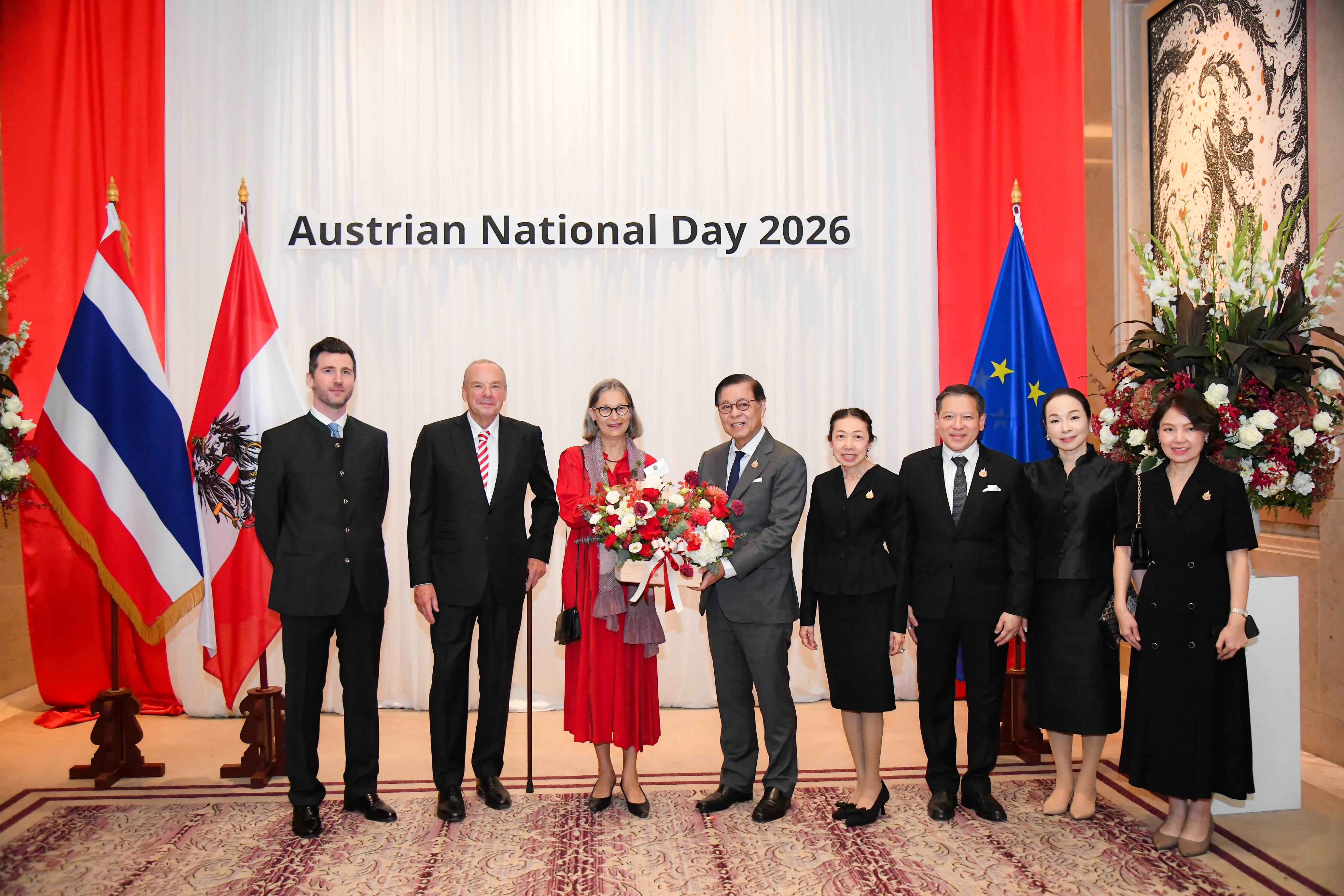 Minister Phuangketkeow Meets Austrian Ambassador