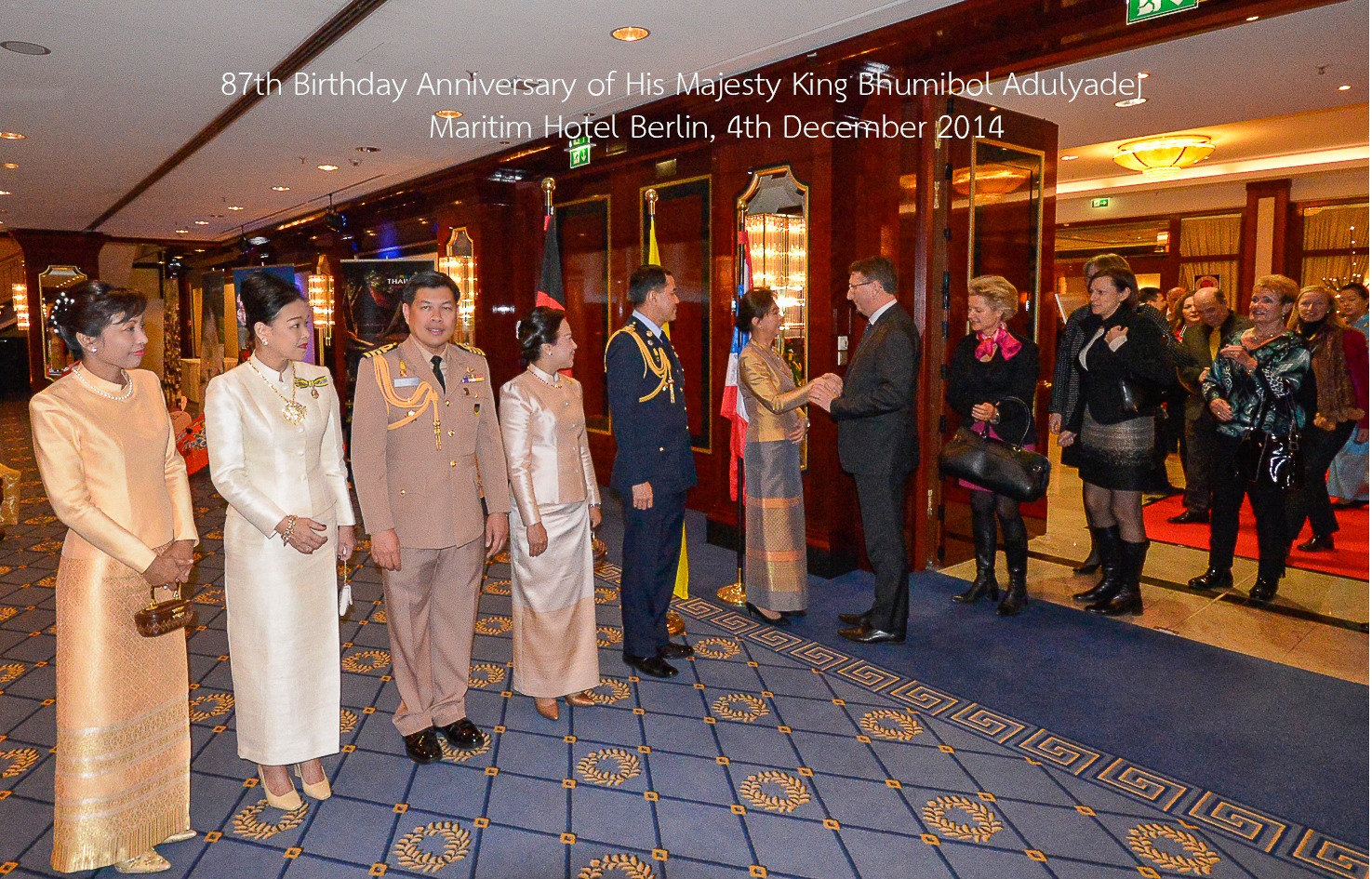 Royal Thai Embassy In Berlin Hosted The Receptions On The Occasion Of 87th Birthday Anniversary 8334