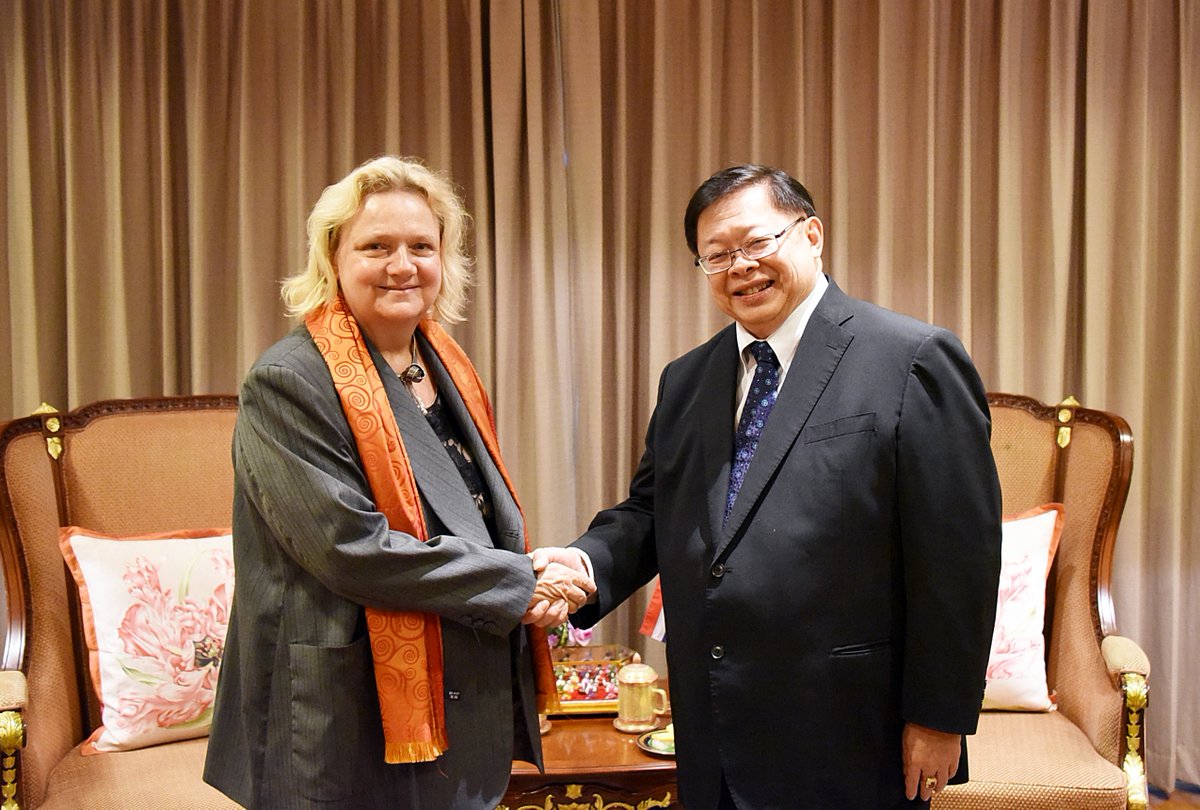 Ambassador Of The Republic Of Austria To Thailand Paid A Courtesy Call On The Deputy Foreign 7250