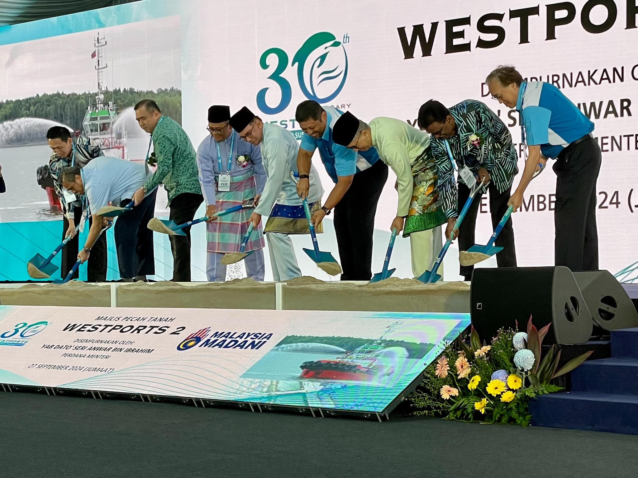 Ambassador joined the Groundbreaking Ceremony of Westports 2 terminal ...