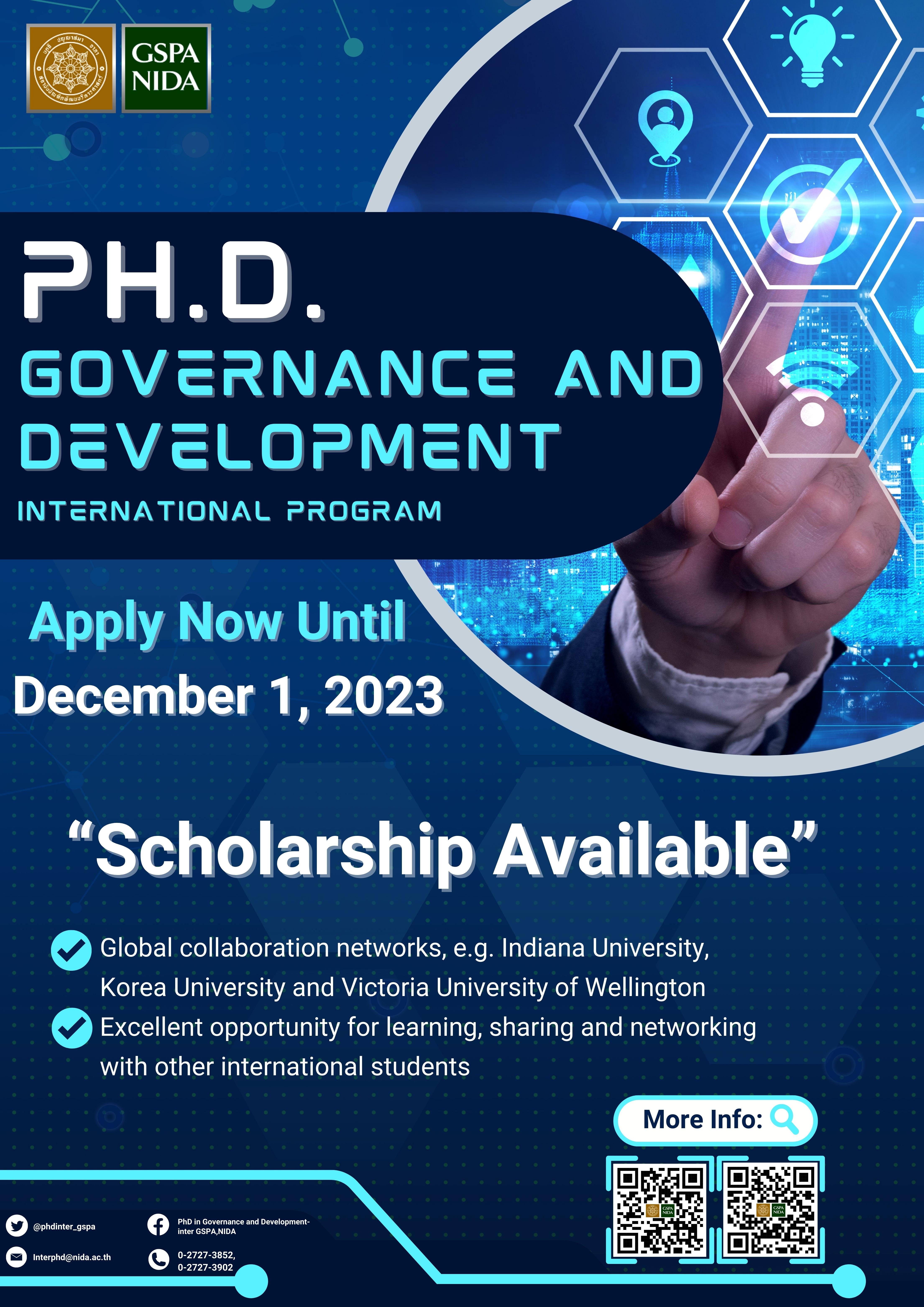 Ph D In Governance And Development International Program Gspa Nida