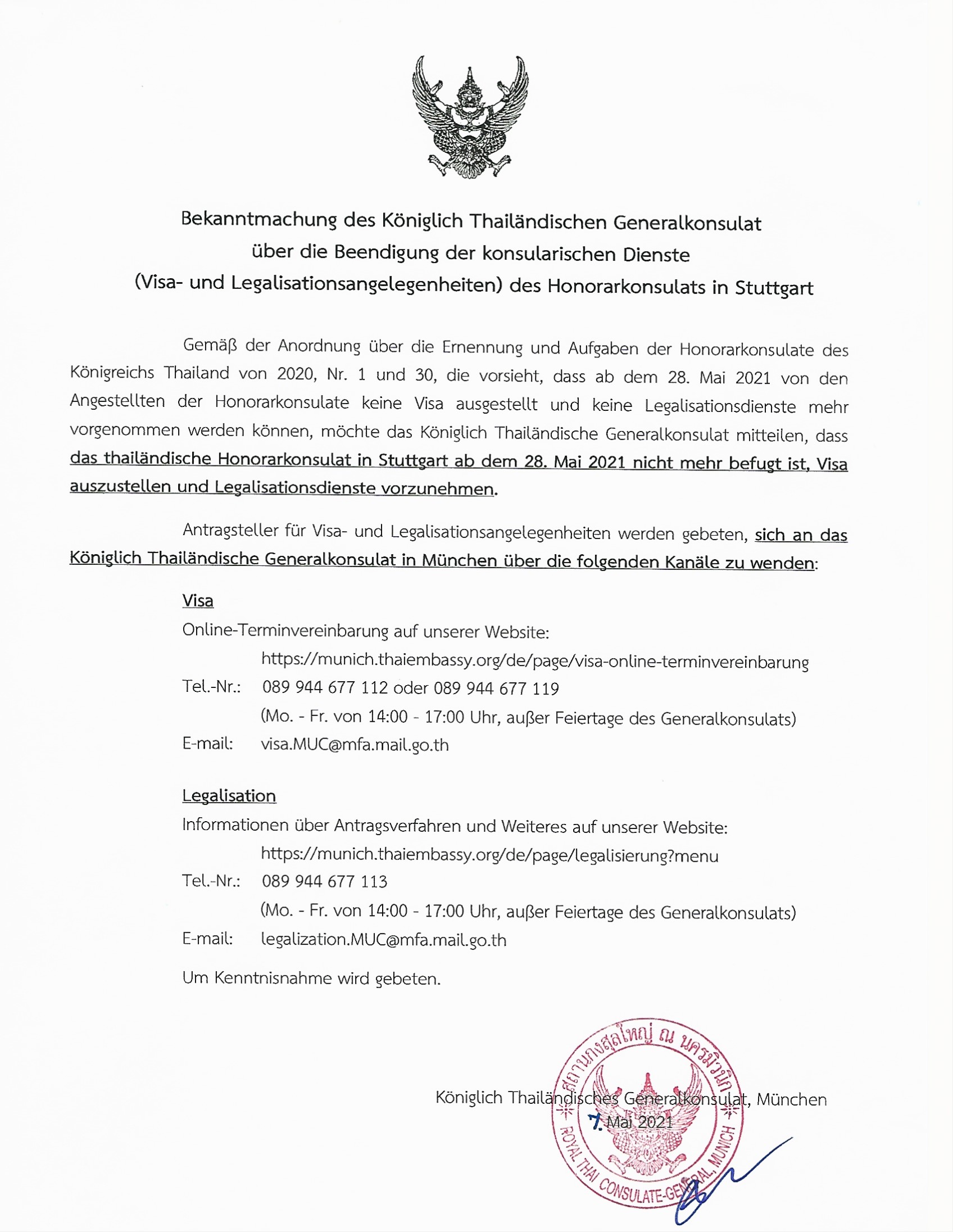 Beendingung_konsularischer_Dienste_RHC-Stuttgart