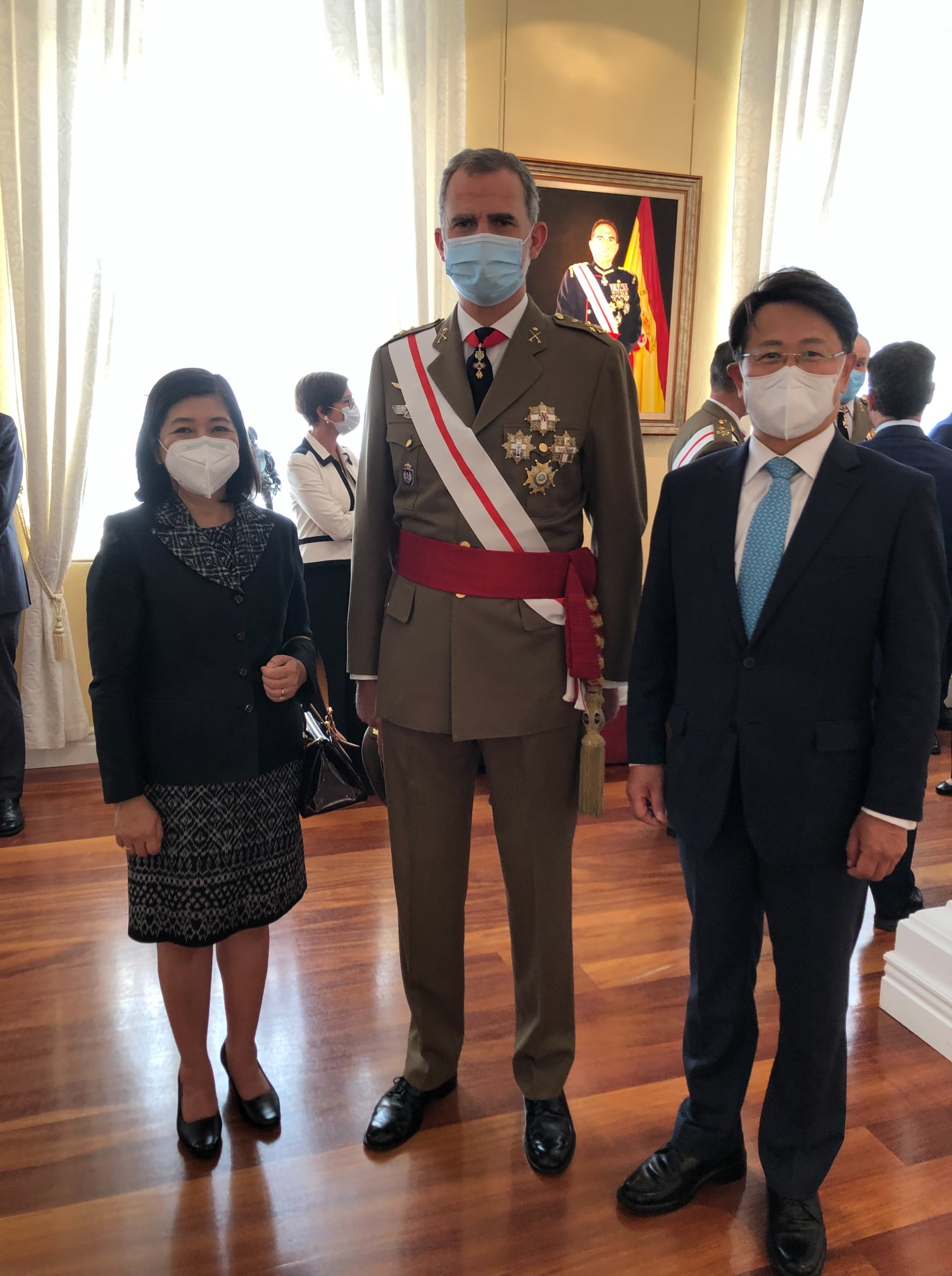 Ambassador of Thailand to Spain and Naval Attaché attended the ...