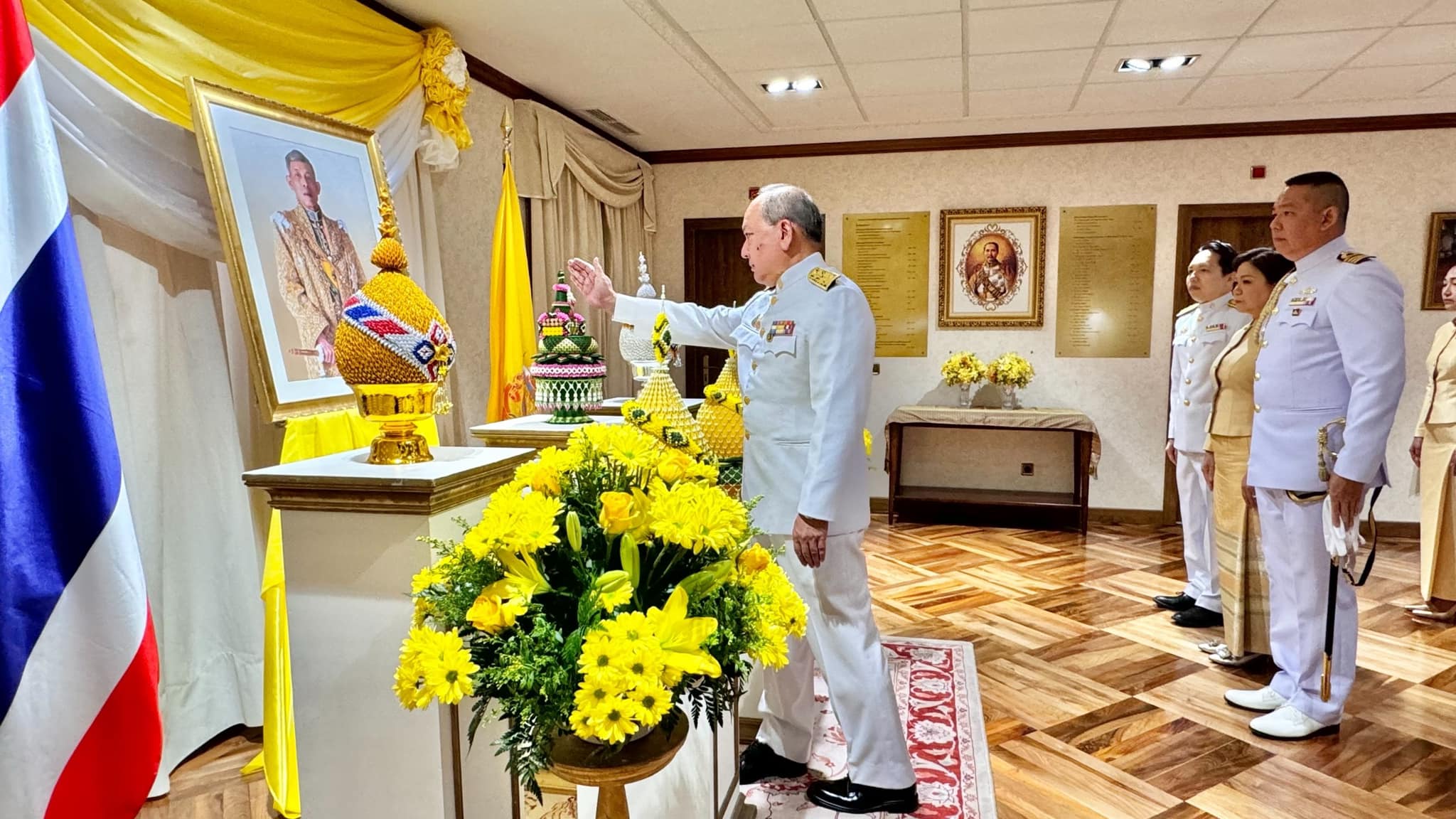 The Royal Thai Embassy In Madrid Organised Well wishes Ceremony On The the-royal-thai-embassy-in-madrid-organised-well-wishes-ceremony-on-the